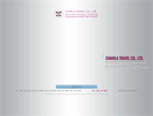 Tablet Screenshot of chawlatravel.com